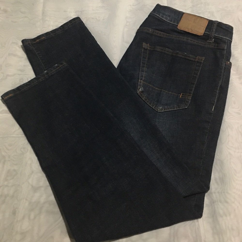 Men’s 34/30 slim dark wash stretch jeans